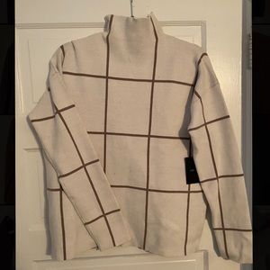 Cynthia Rowley mock neck sweater